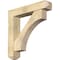 Ekena Millwork Westlake Craftsman Rough Sawn Bracket w/ Offset Brace, Douglas Fir, 8"W x 40"D x 40"H BKT0806X40X40WTL04RDF - alternate 1